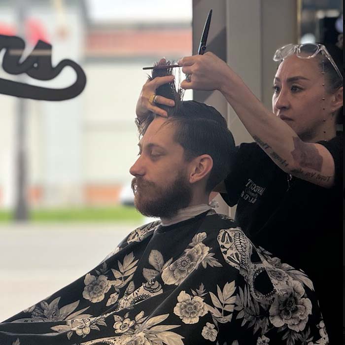 MicheleMarie The Barber at Pole Position Barbershop